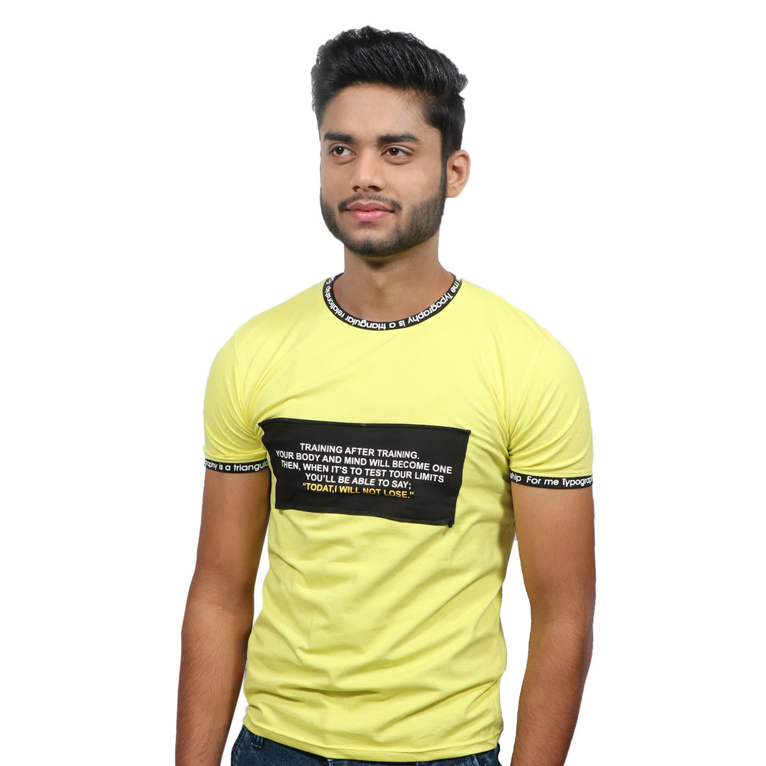 Men’s Regular Fit T-Shirt yellow