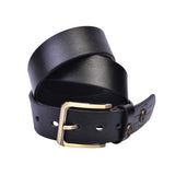 Black plain stylish belt