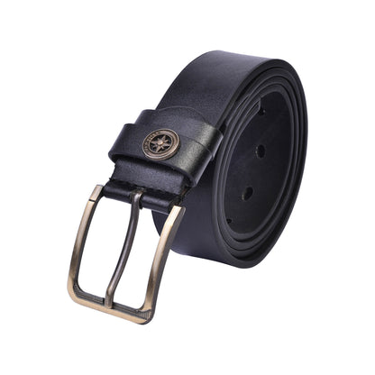 Black plain stylish belt