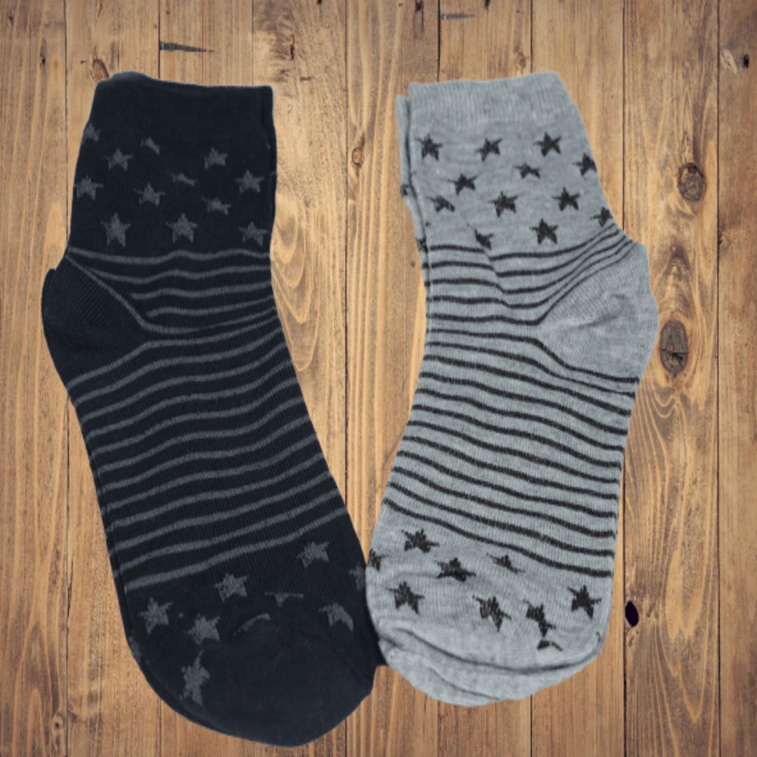 Cotton Solid Ankle Socks Star SLS2