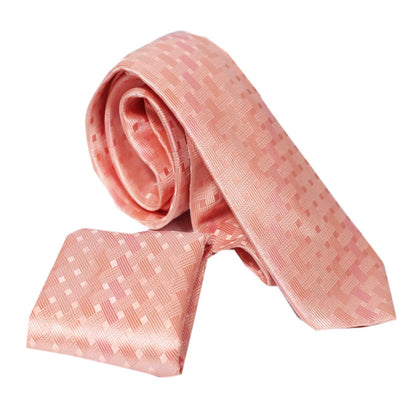 Micro Polyester Necktie Pink-MP3