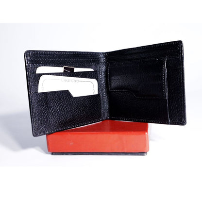 Black original genuine leather wallet for Mens