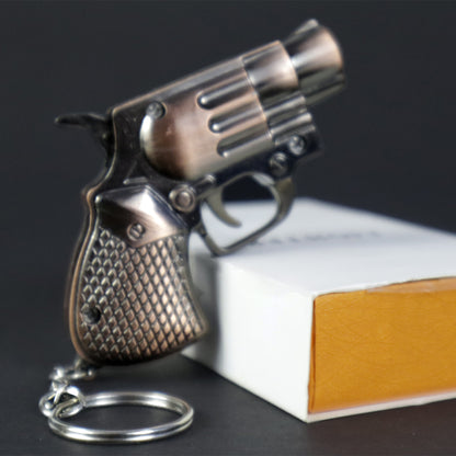 Mini Gun with Laser Butane Gas Cigarette Lighter