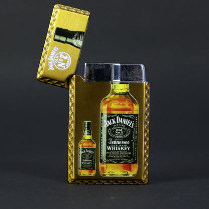 Jack denial pocket cigarette lighter golden