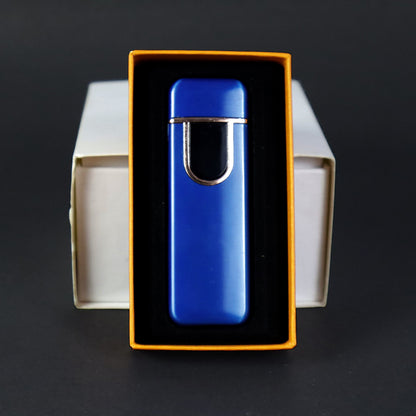 Portable Round USB Flameless Smart Touch Rechargeable Windproof Lighter