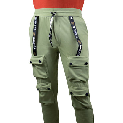 Men’s Regular Fit Track Pants Light Green