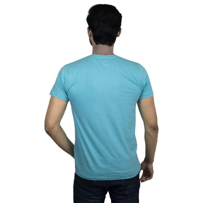 Printed Men Blue t shirt