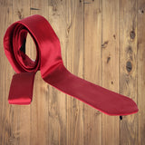 Formal Plain party wear Tie Red -PT3