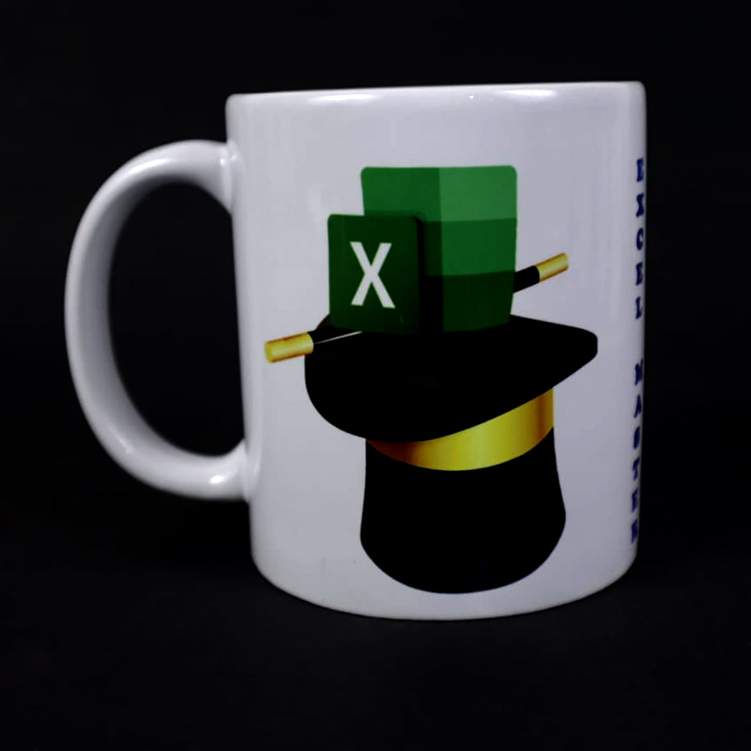 WF Ceramic Drinking Tea Coffee Cup, The Office Merchandise Excel short Cut Printed Coffee Mugs