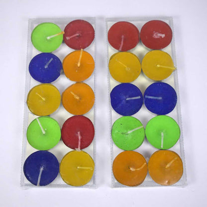 WF - Wax Tealight Candles Set, Unscented Wax Tea Light WF Candles for Decoration, Home Decor, Diwali Candle Pack of 2