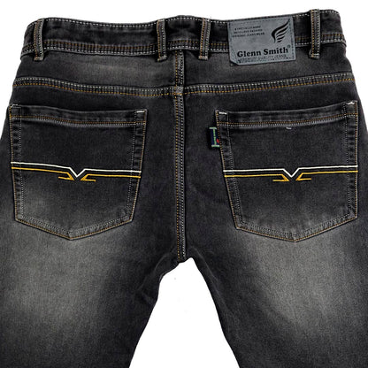 Glen Smith Premium dusky Black Jeans WF104