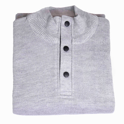 High/Turtle Neck Woolen Designer Sweater Grey