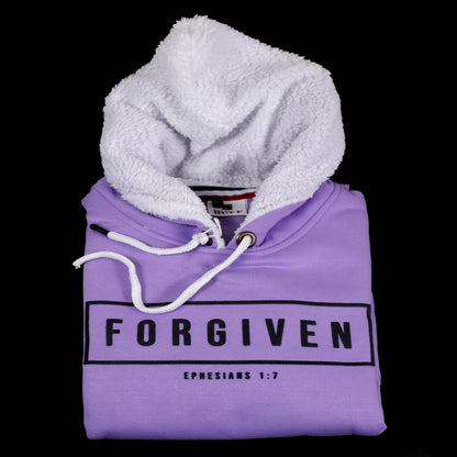 Forgiven Premium Formal warm hoodie Voilet