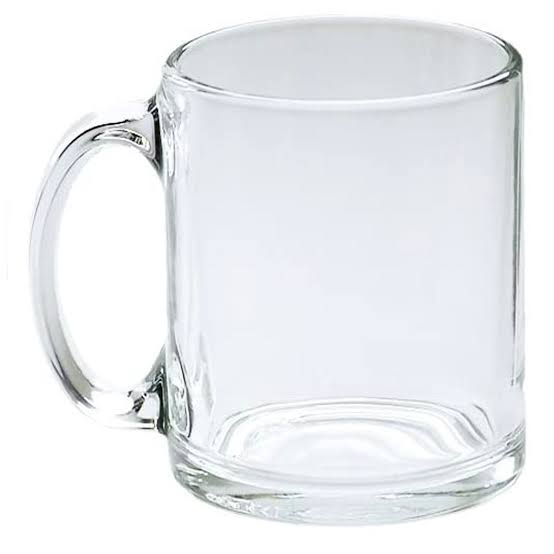 Personalized printed Glass Mug with Handle Mug