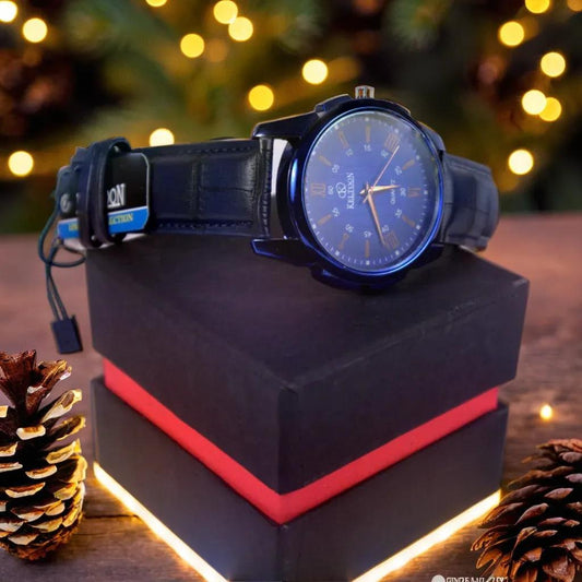 Kelton Roman analog blue with Blue strap dial Men's watch