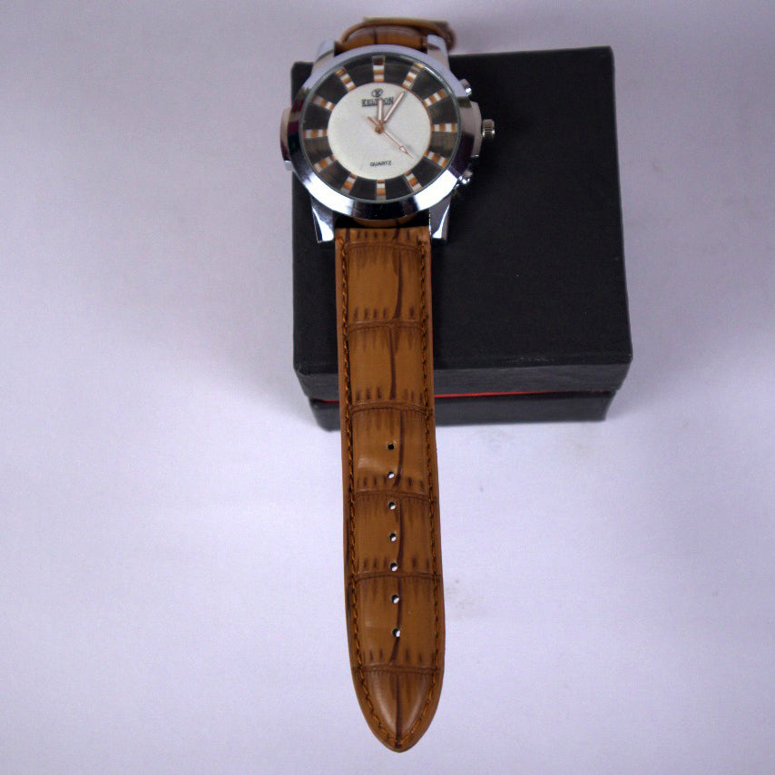 Kelton analog White & black dial Men's watch