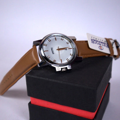 Men's First Choice Cream Cotton Trouser Get Free Premium Wrist watch with this product