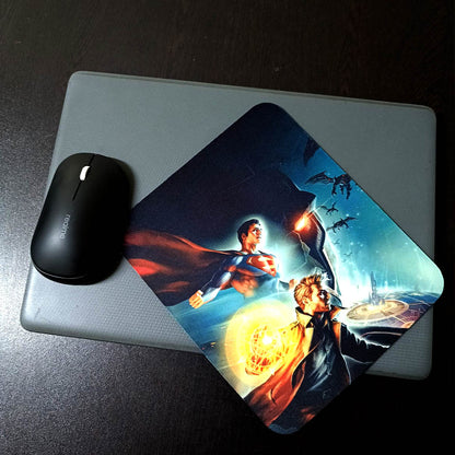 WhiteFlag- Superman Anti-Skid Non-Slip Rubber Base Mouse Pad/Desk Pad for Work from Home||Office||Gaming||PC||Laptop||Mousepad