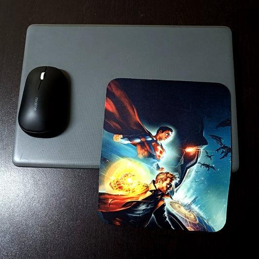 WhiteFlag- Superman Anti-Skid Non-Slip Rubber Base Mouse Pad/Desk Pad for Work from Home||Office||Gaming||PC||Laptop||Mousepad